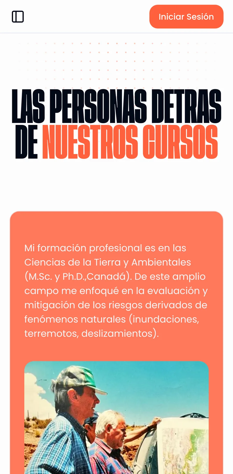 Cognitio on mobile, screen 3