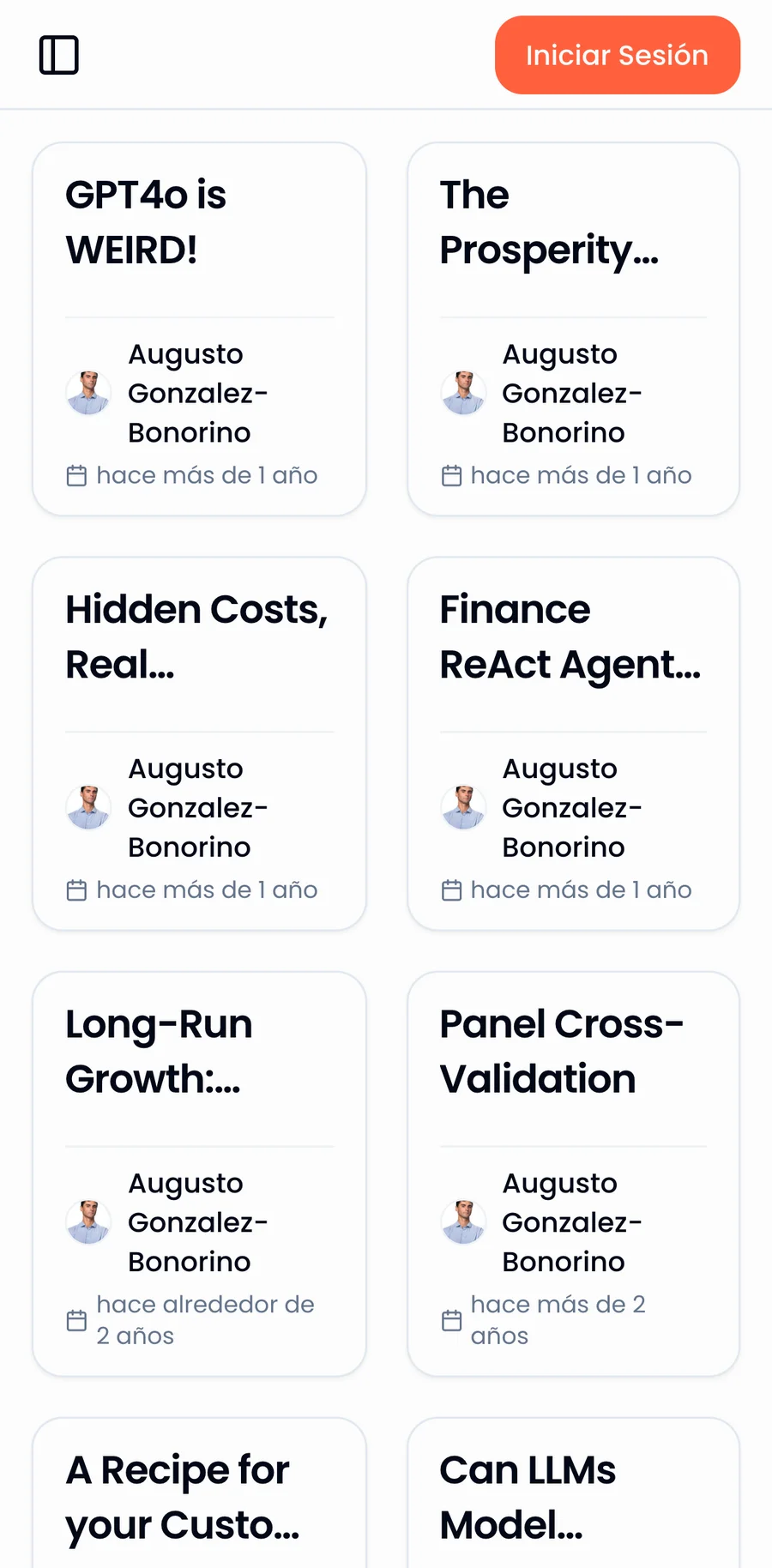 Cognitio on mobile, screen 4
